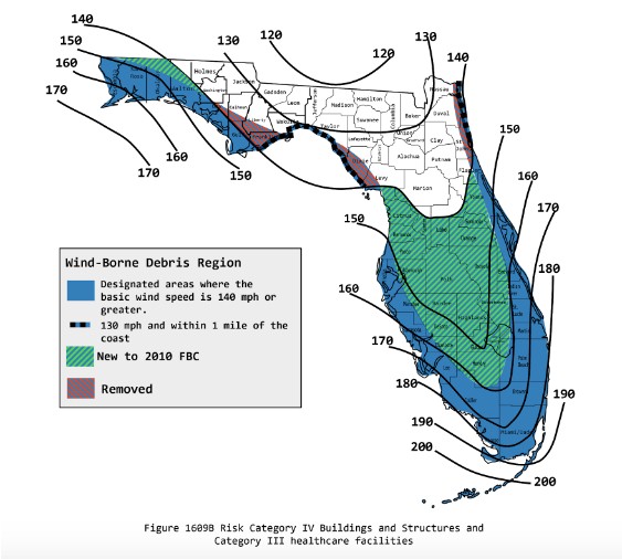 Florida Wind Zones